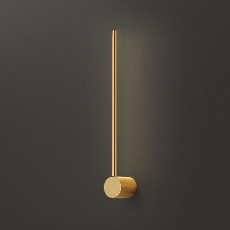 Minimalism LED Wall Sconce Thin-Line Sconce Lighting with Brass for Living Room