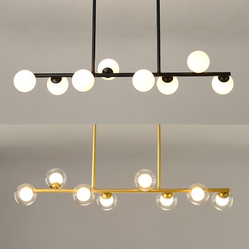 Fidutri di illuminazione sferici di isola dell'isola a sospensione per il ristorante