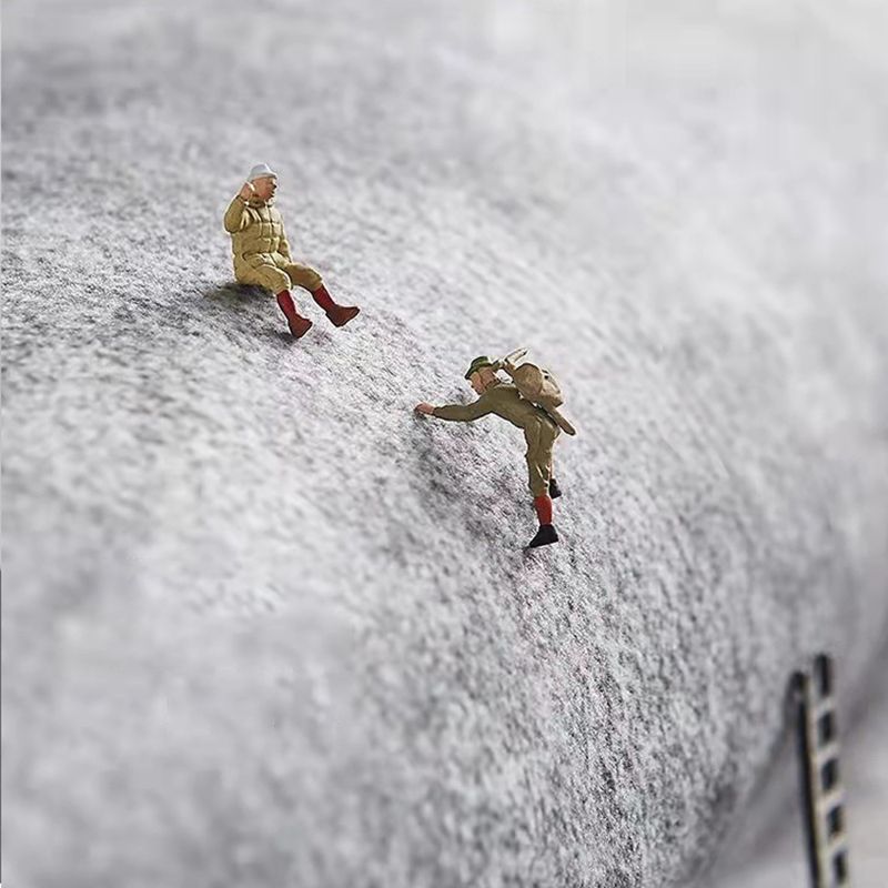 Blauw modern tapijt polyester grafisch tapijt niet-slip achterste tapijt voor salon