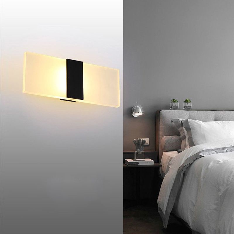 LED LED LED GEOMÉTRICA CONTAMÉTRICA Metal 1 Luz de pared de luz