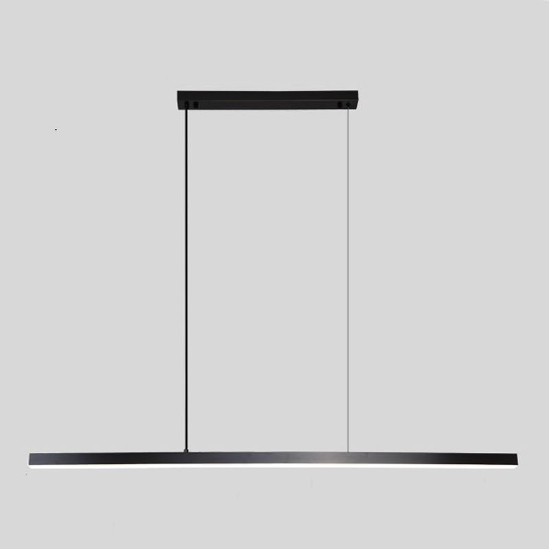 Zeitgenössische Küchenheize helle lineare hängende Deckenleuchte 1 Licht 1 Licht