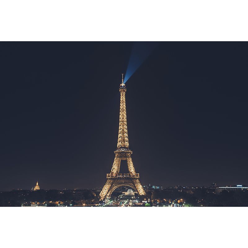 Modern  Mural Time-Honored Eiffel Tower Construction Living Room Wall Mural