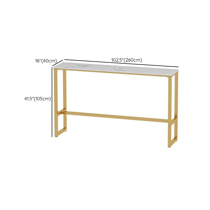 Glam Style Bar Set 1/2/3/5 Pieces Faux Marble Rectangle Counter Set