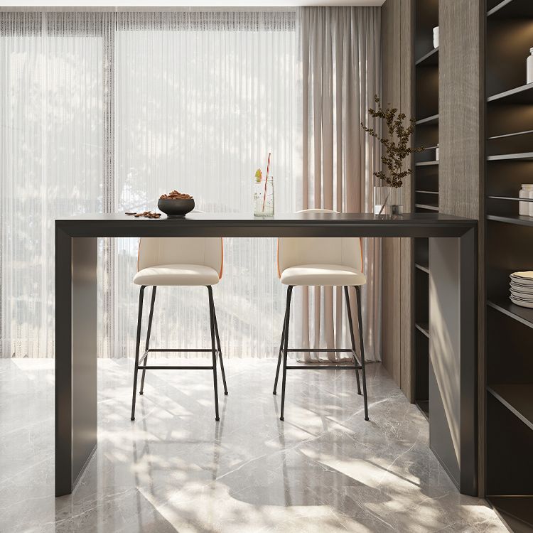 1/3 Pieces Bar Stool and Table Set Contemporary Rectangular for Living Room