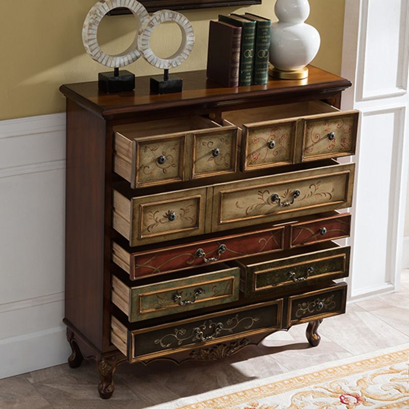 French Country Horizontal Storage Chest Drawers Included for Home