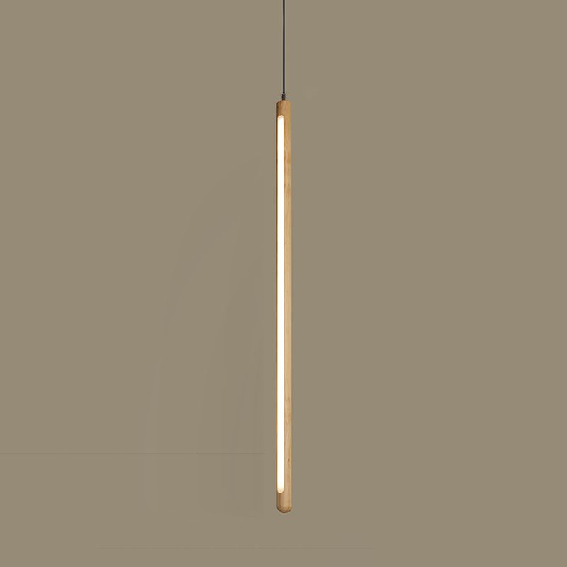 Minimalisme de chambre Minimalisme Light Lumière suspendue linéaire avec 1 lumière