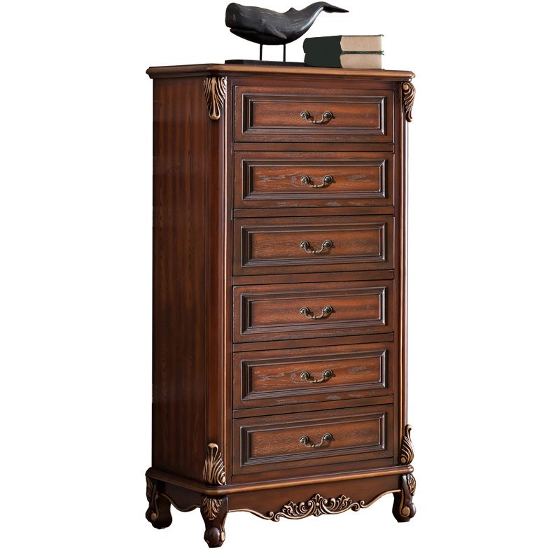 Classic Glam Storage Chest Solid Wood Storage Chest Dresser with 4/5/6 Drawers