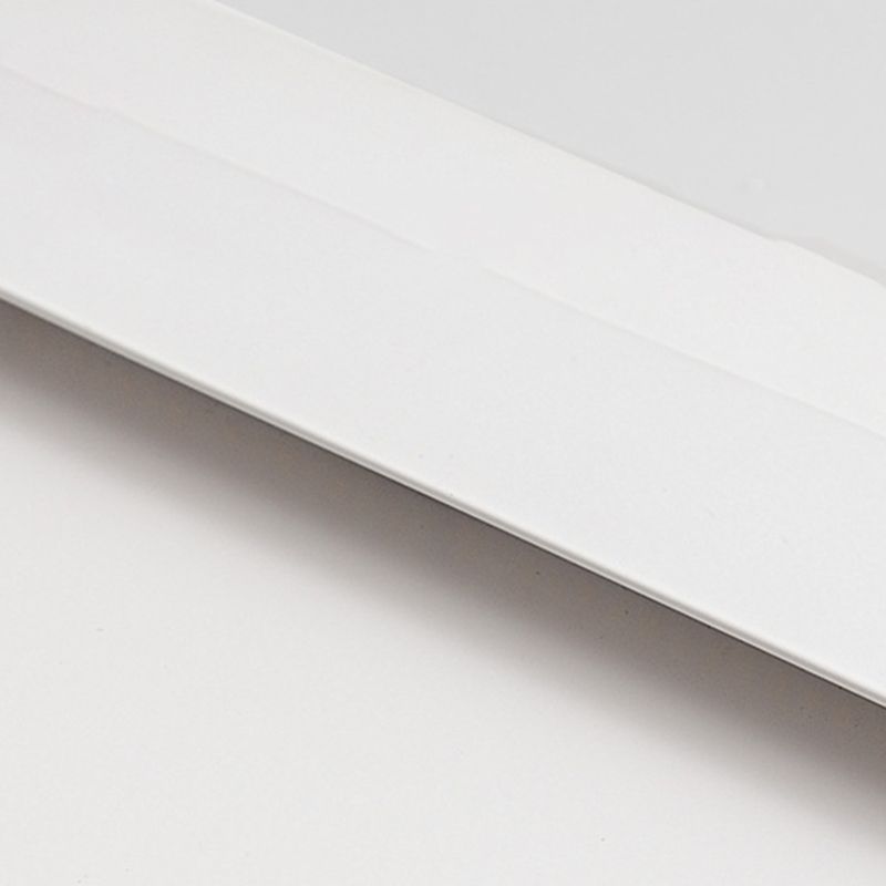 Modernism Flush Mount Rectangular Ceiling Mounted Fixture in White for Bedroom