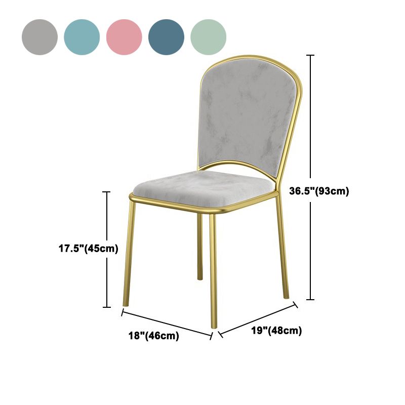 Glam Rectangle Dining Table Set 1/4/5/7 Pieces Dinette Set with White Sintered Stone Top