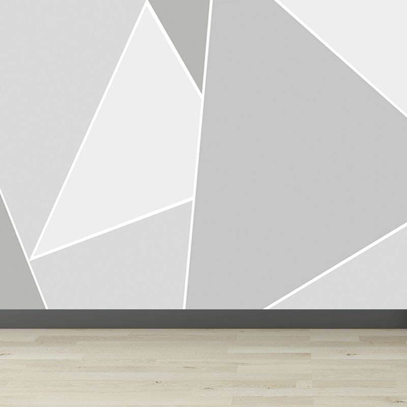 Geometry Mural Decal Modern Decorative Dining Room Wall Decor, Custom Size Available