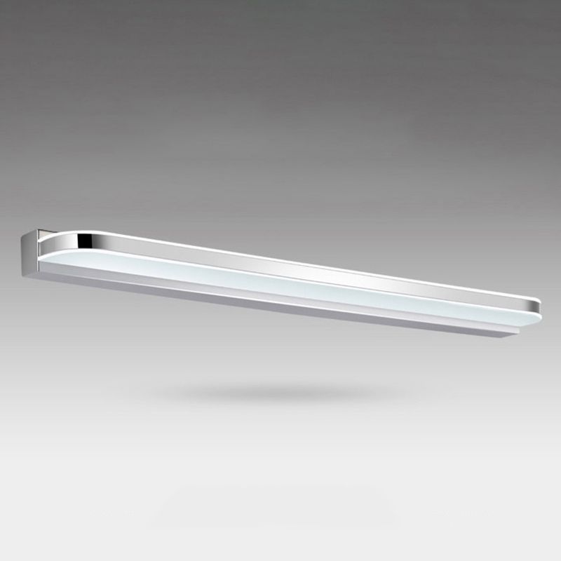 Simple LED Mirror Front Light Modern Vanity Light with Acrylic Shade for Bathroom