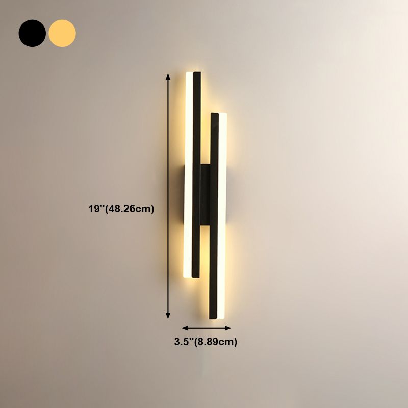 Einfachheit Metall Wandleuchte moderne geometrische Wandleuchte Leuchten für Schlafzimmer