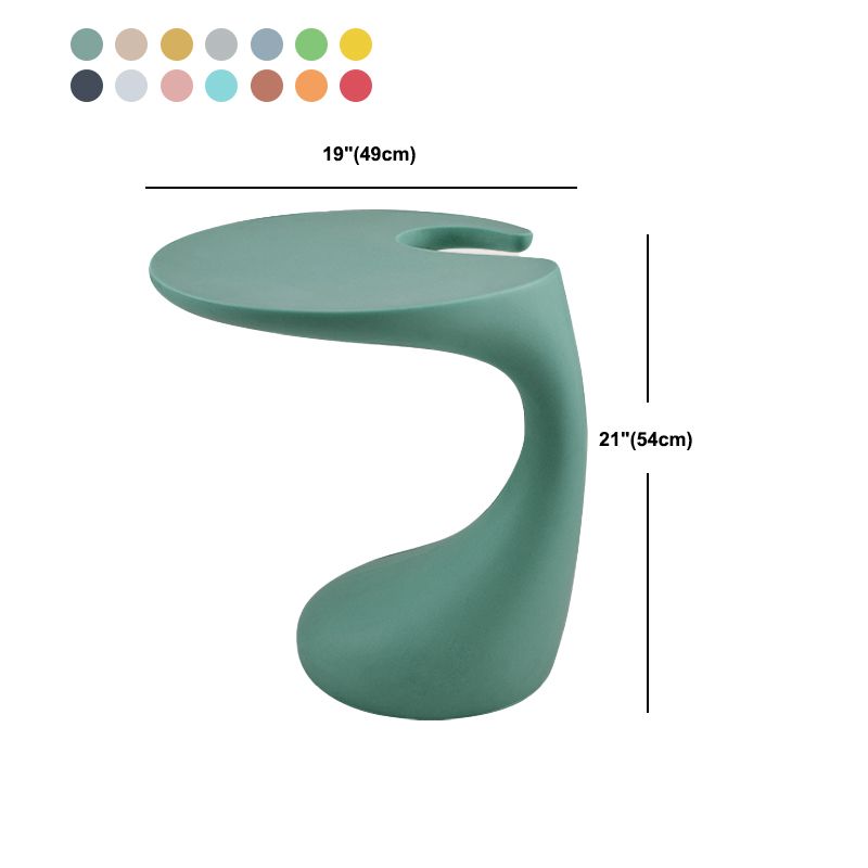 Plastic Nightstand Or End Table, Modern 21.26-Inch Tall Nightstand