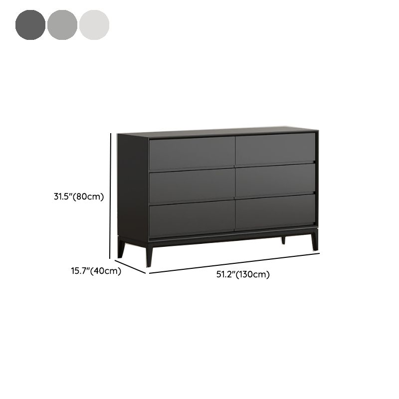 Modern Storage Chest Solid Wood Storage Chest Dresser with 8/6/4 Drawers