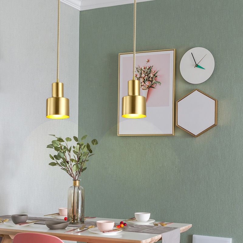 Sombra colgante colgante colgante colgante de iluminación de estilo minimalista para dormitorio