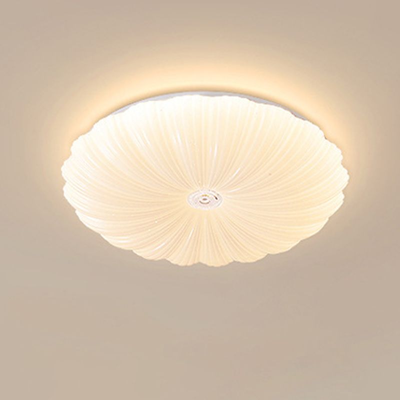 LED Ceiling Mount Light White Ceiling Light with Acrylic Shade for Living Room