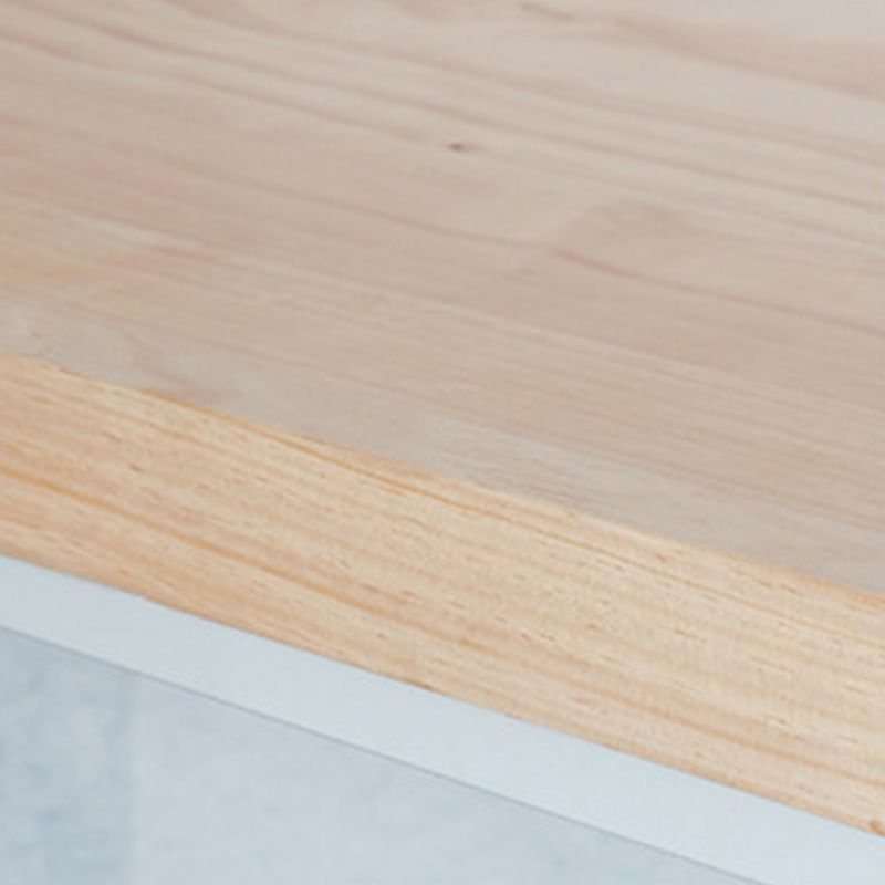 Modern Pub Height Dining Table Wood Top Pub Table for Patio Use