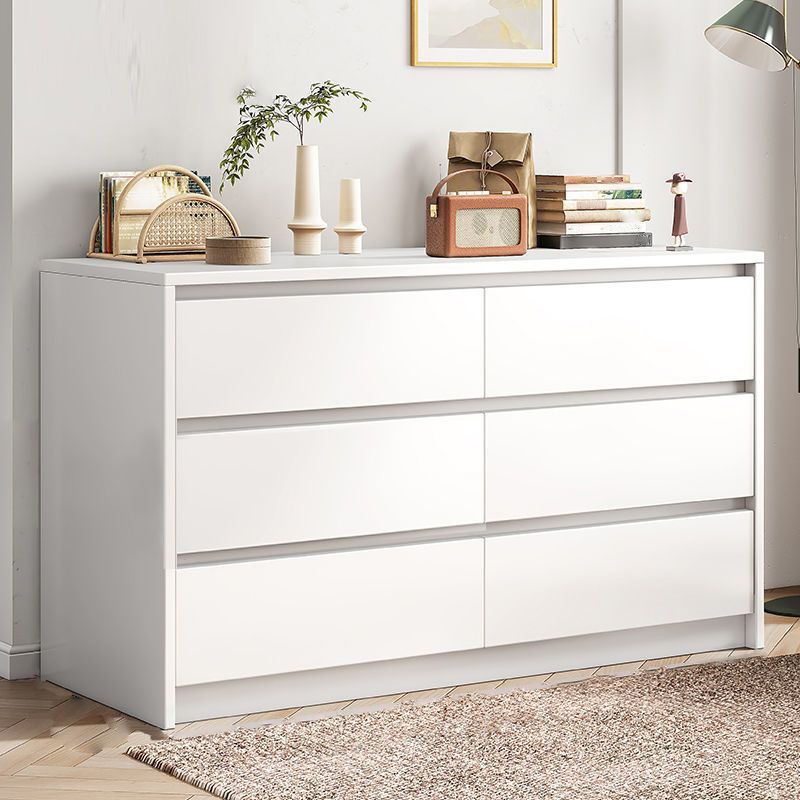 Wooden Accent Chest with Drawers Rectangle Contemporary Chest