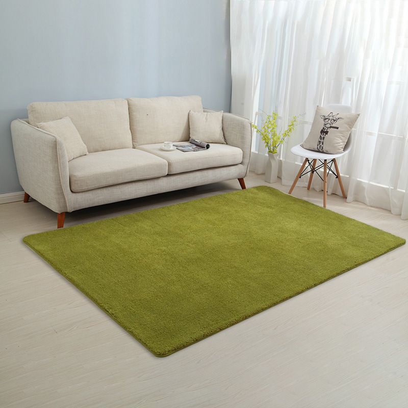 Tapis lavable en polyester moderne Tapis sans glissement pour salon pour le salon