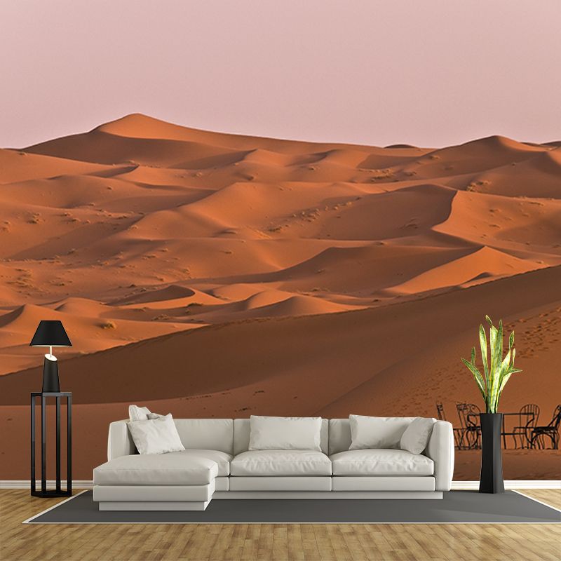 Dry Desert View Wall Mural Wallpaper Mildew Resistant Sitting Room Wall Decor