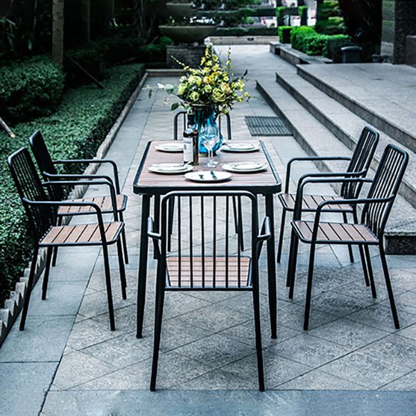 Modern Wood Dining Table Set 1/4/5/7 Pieces Dining Set for Home Use