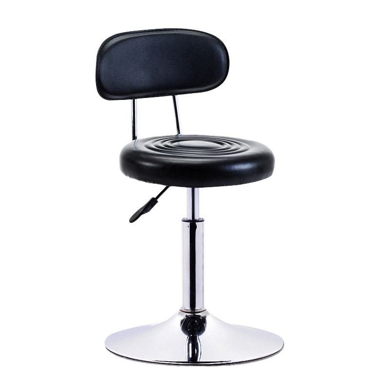 Modern Adjustable Rotatable Counter Stool Steel Mobile Phone Store Bar Stool with Cushion