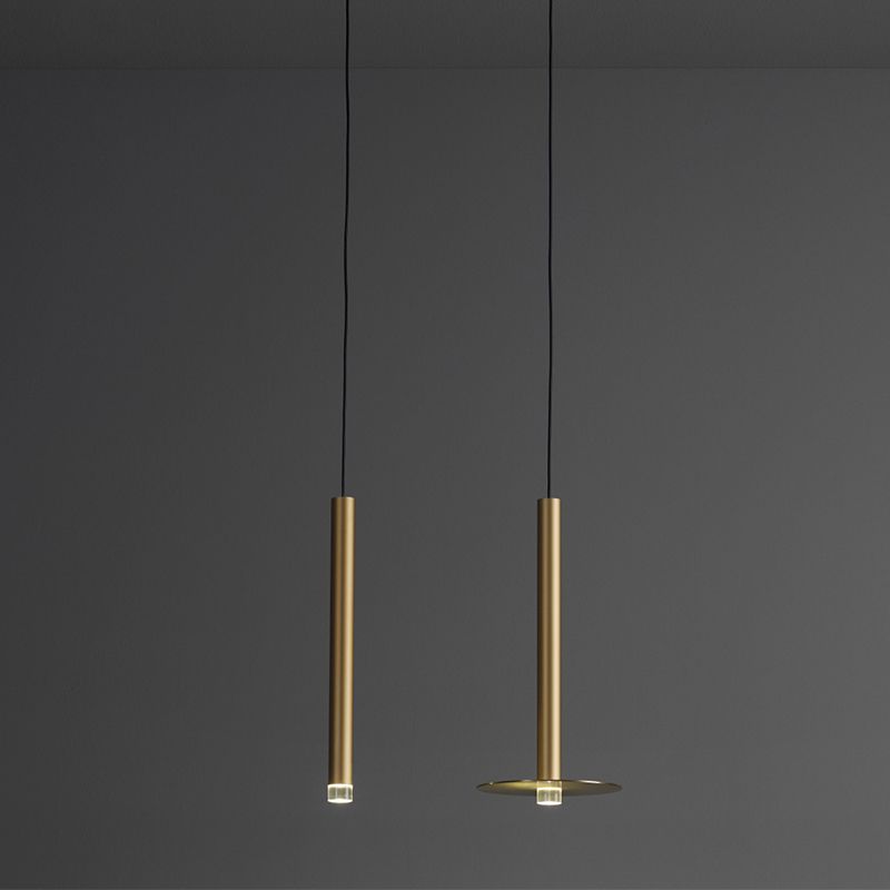 Metal Linear Hanging Lights Modern Style 1 Light Hanging Mount Fixture pour le chevet