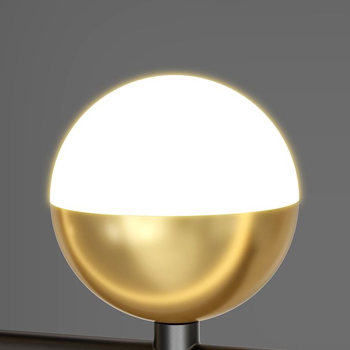 Idee per illuminazione dell'isola a led in metallo moderno lampada lampadario lineare per sala da pranzo