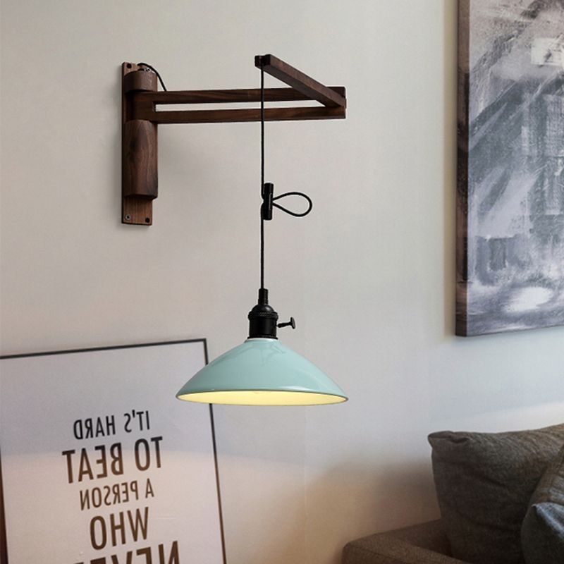 Modern Creative Wall Light Porcelain Bedside Wall Sconce Light for Bedroom