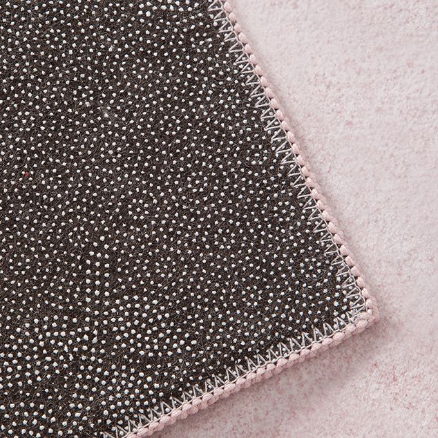 Minimalist Buffalo Plaid Rug Color Mixed Polyester Area Carpet Non-Slip Backing Rug for Living Room