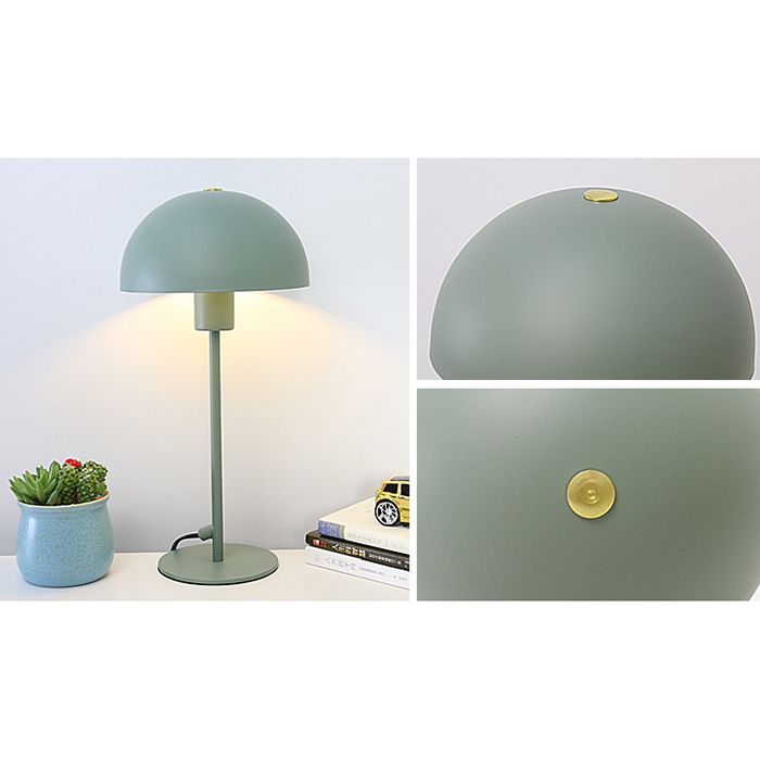 Macaron Simple Umbrella Bureau Light 1 Head Metal LED Lampe de bureau pour la chambre enfant