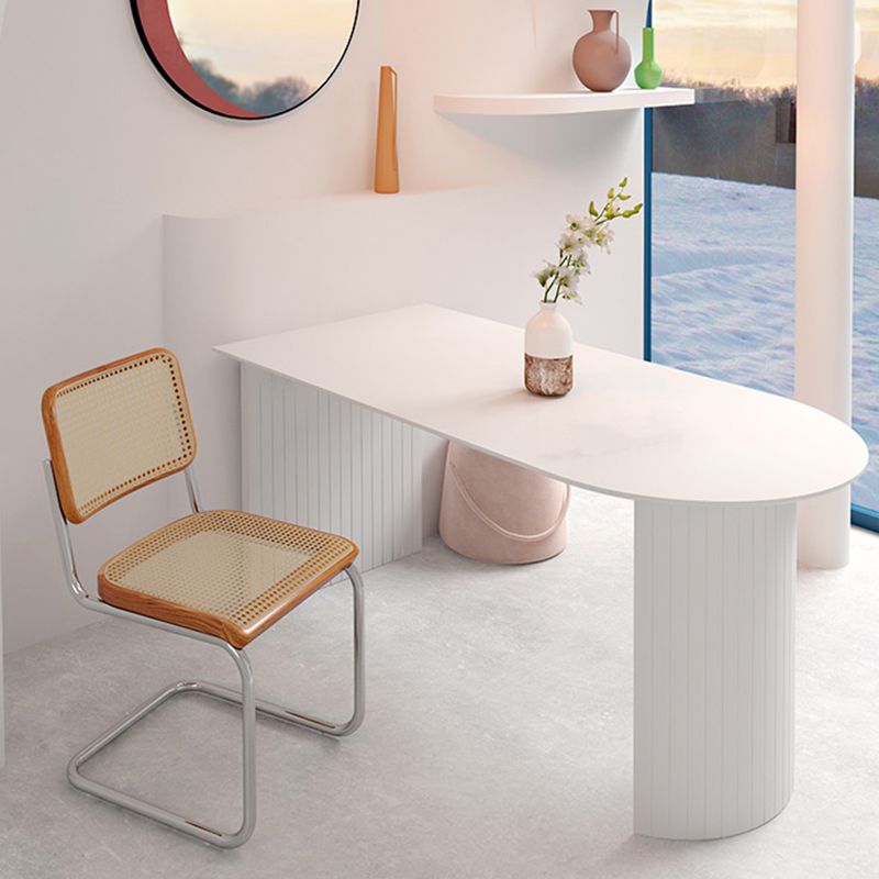 Massivholz moderne Freiform Esstisch Marmor Tisch für Esszimmer und Küche