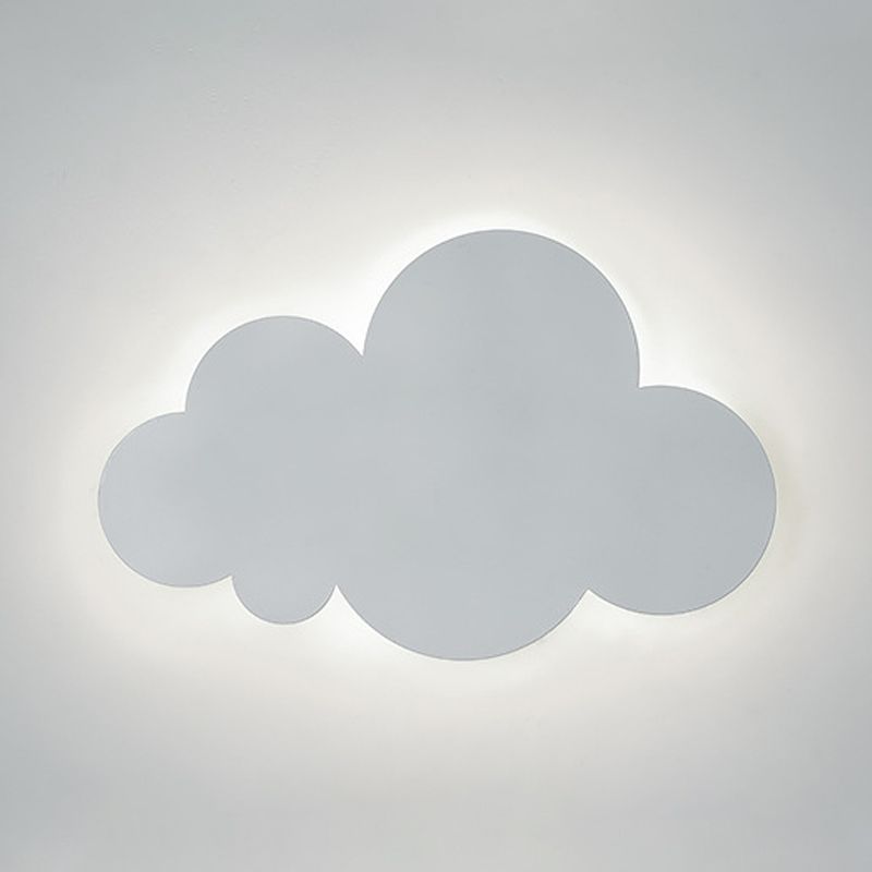 Single Modern White Wall Mounted Sconce Unique Wall Light for Foyer