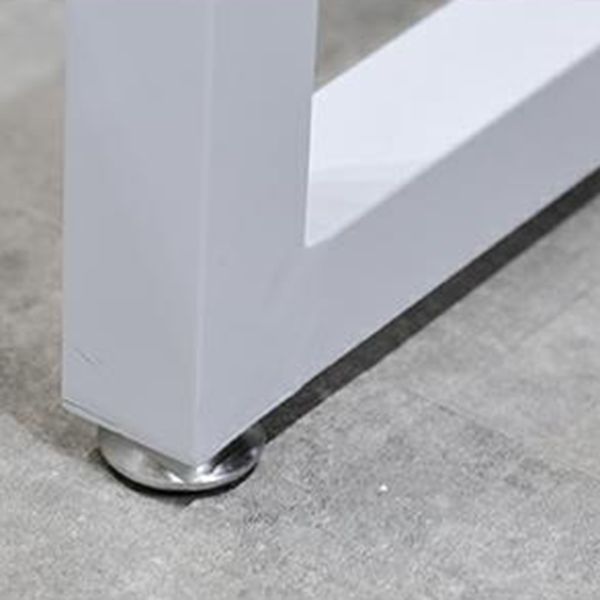 Iron and Wood Rectangular Table Modern Minimalist Home Bar Table