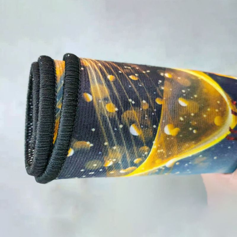 Weißer moderner Teppich Polyester Wellenmuster Teppich Waschbar Teppich für Wohnzimmer