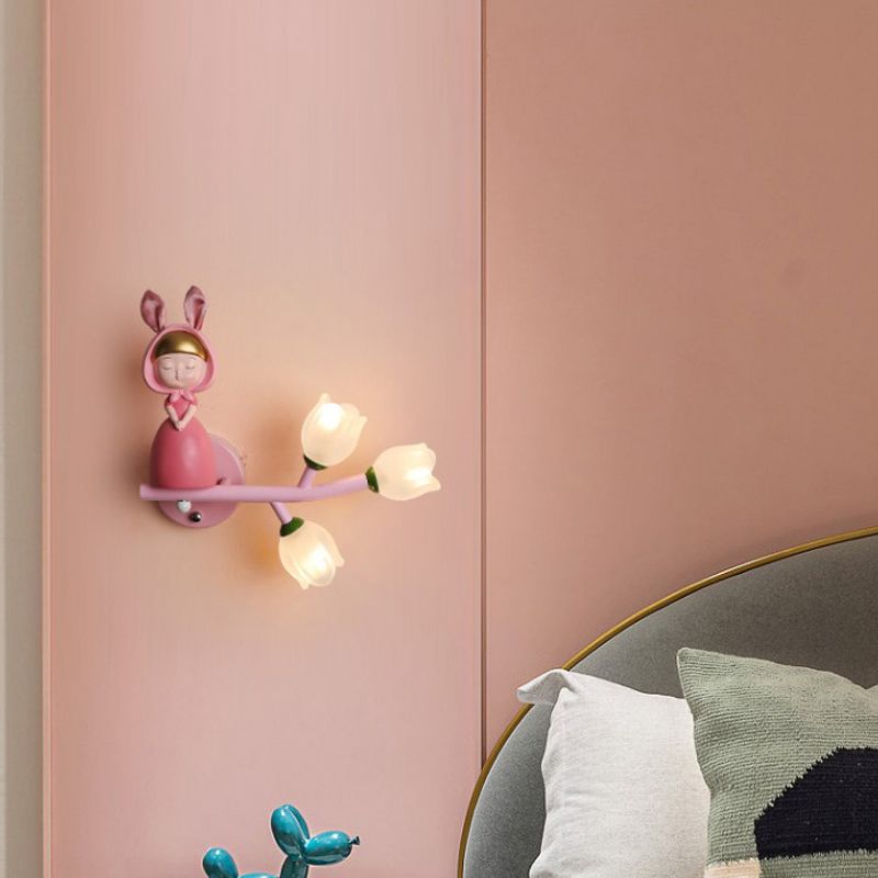 Modern Style Wall Light Fixture Colorful Wall Light Sconce for Bedroom