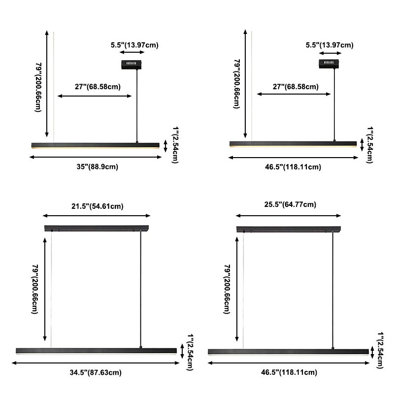 LED RECTANGE ISLAND LIGHT DIMPLE MODERN MODERN PENDANT LAMPE POUR SALLE DE DINSAGE