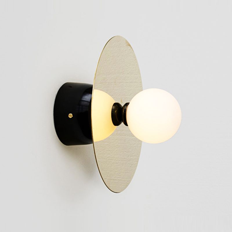 Lampada da parete in vetro modernista in vetro da parete a 1 luce SCONCE LUCE per soggiorno