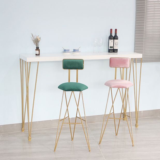 1/3/5 Piece Solid Wood Bar Table Set Matte Finish Home Bar Stool and Table Set