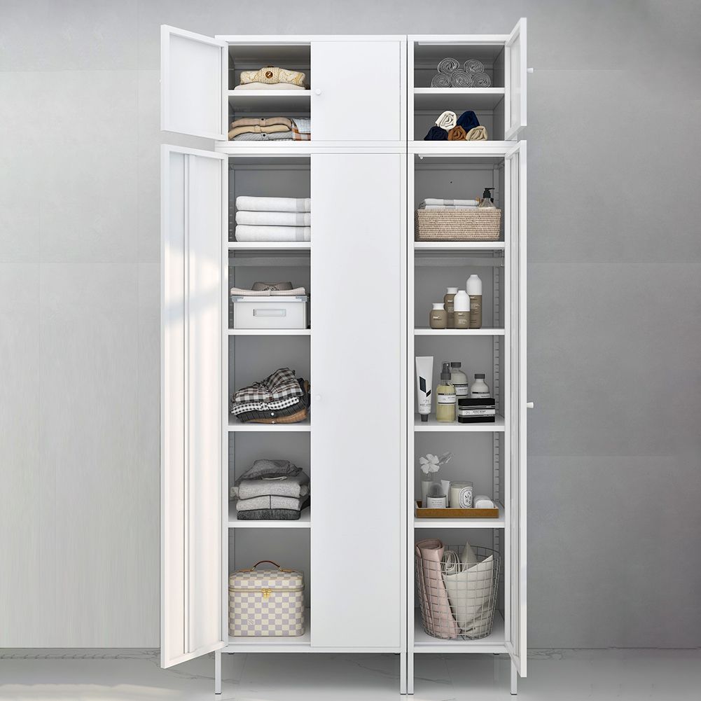 Contemporary Style Wardrobe Metal Bedroom Wardrobe Closet With Legs