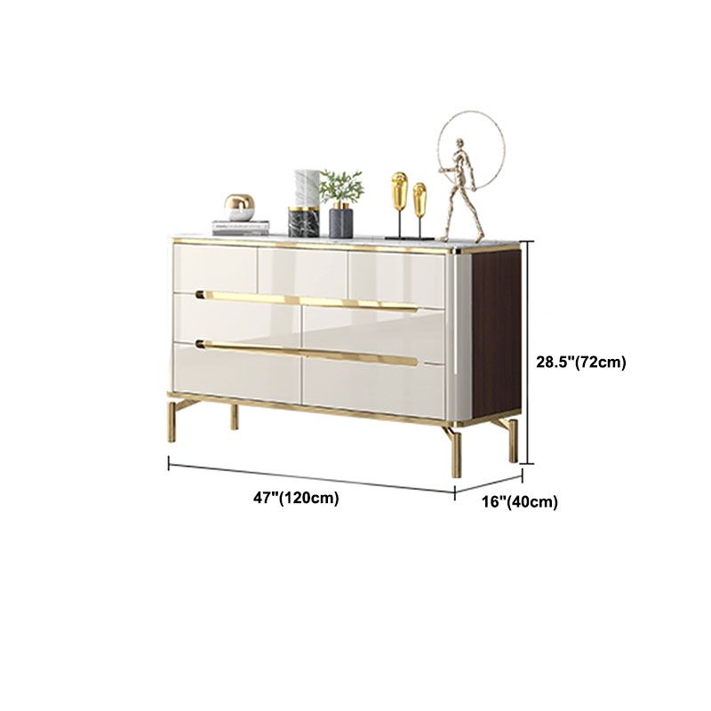 15.75-inch Width Storage Chest Stone Top Storage Chest Dresser for Bedroom