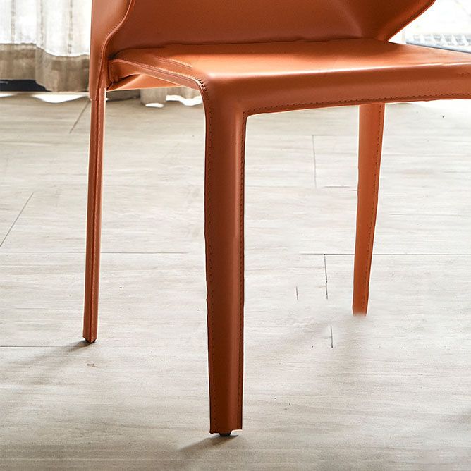 Comedor Silla de Comedor Contemporánea Silla Orejero de Metal con Brazo