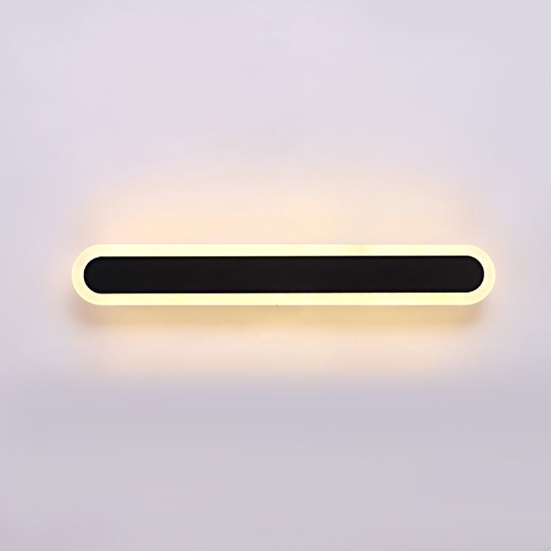 Nordic Minimalist Wall Mount Lamp Bedroom Bedside LED Line Wall Sconce Light Fixture