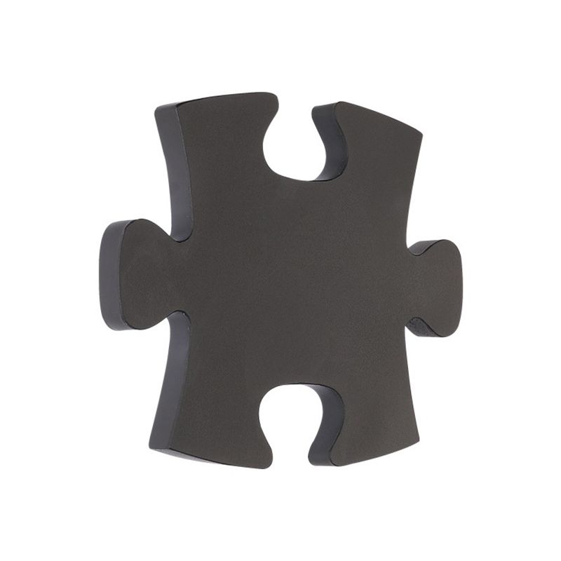 Jigsaw Sconce Light Modern Acrylic Black/White LED Wall Light in Warm/White Light for Living Room