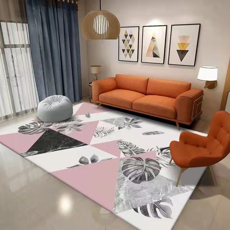 Prachtig tapijt Modern Area Rug Polyester Stain Resistent Washable Area Rug voor woonkamer