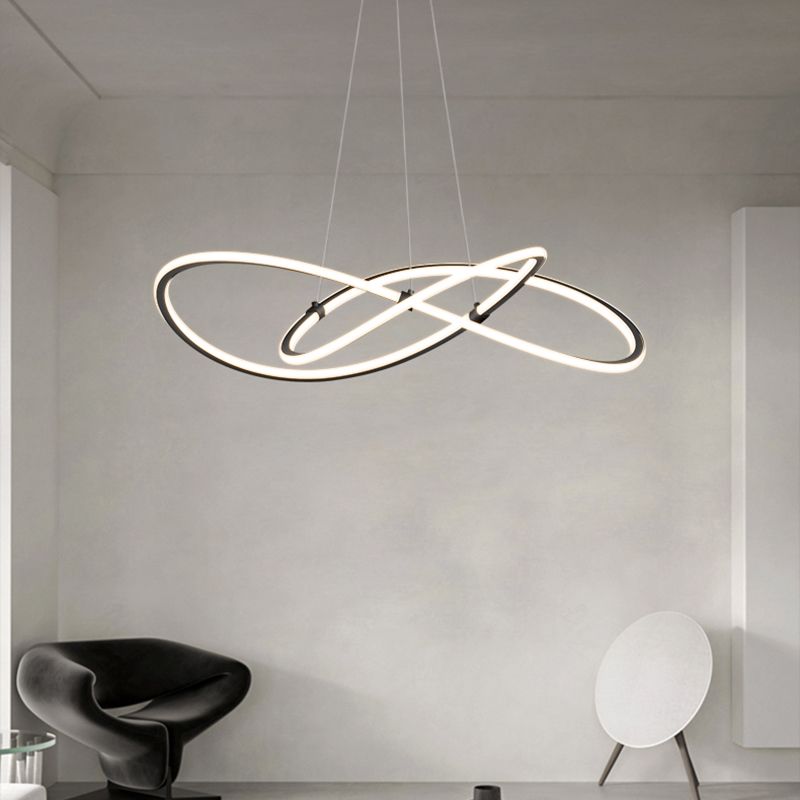 Minimalist 1 - Light Kitchen Island Lighting Aluminum Linear Ceiling Pendant Fixture