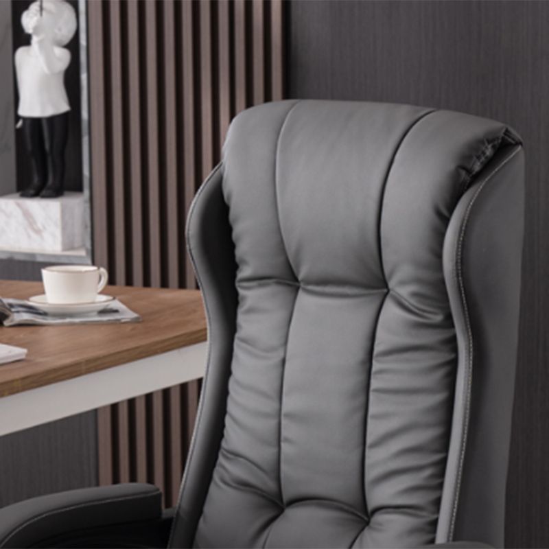 Modern Style Office Chair Upholstered Armrests Task Chair for Office