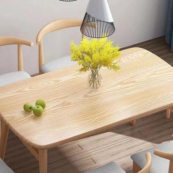 Dining Room Dinner Kitchen Table Oval Wooden 4 Legs Dining Table