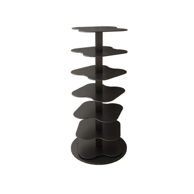 Contemporary Style Metal Bookcase Open Bookshelf for Living Room