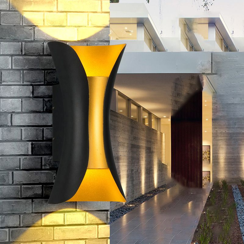 Sconce Light Fixture Minimalist Style Metal LED Wall Lighting Fixture